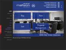 Tablet Screenshot of mallison.com.au